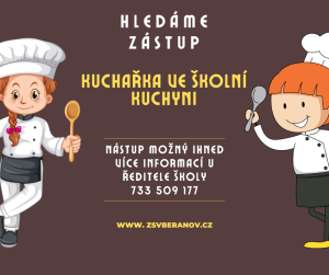 Hledáme zástup do školní jídelny
